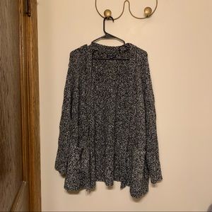 American Eagle Oversized Speckled Cardigan